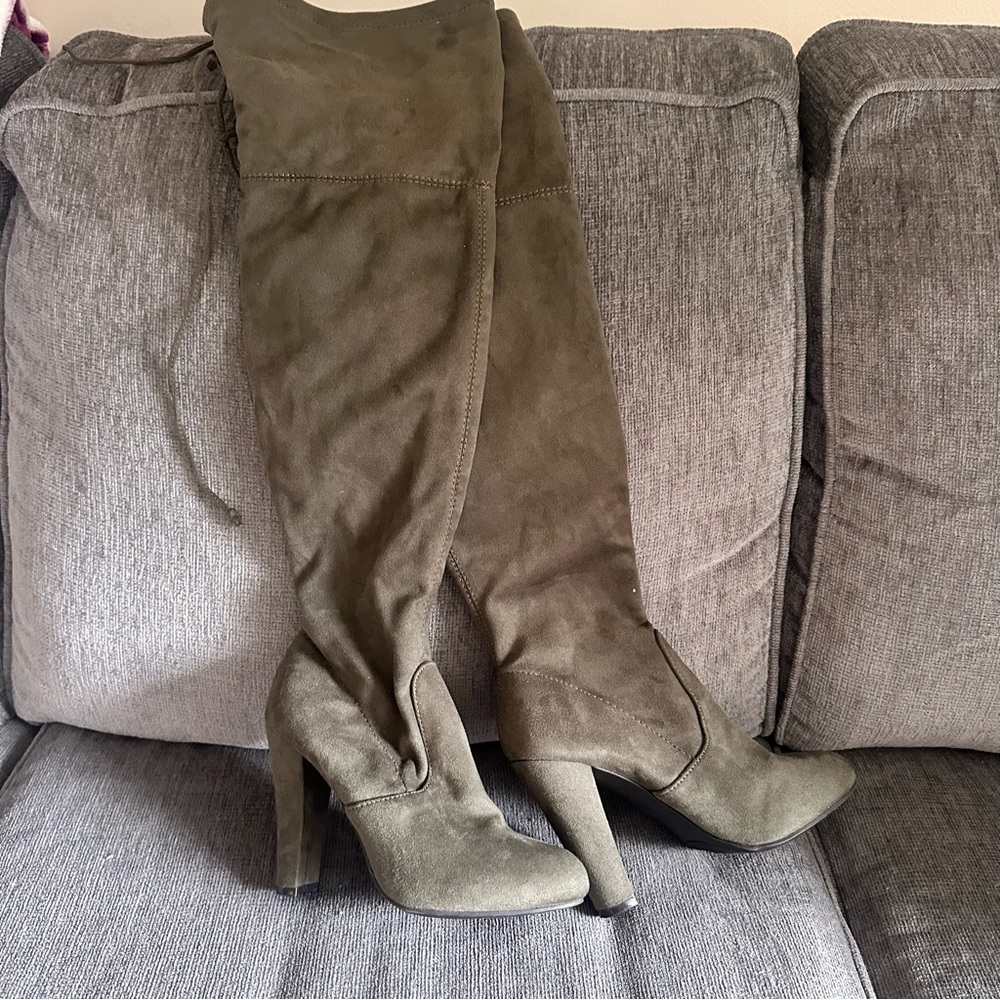 Zigi Soho Olive Over-the-Knee Boots